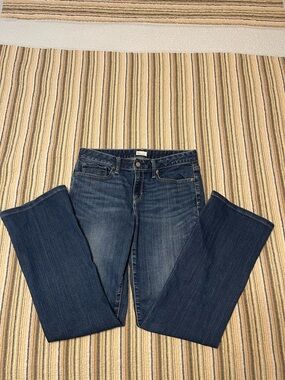 GAP 1969 Women's 28 Long and Lean Dark Blue Straight-Leg Jeans Tall Inseam